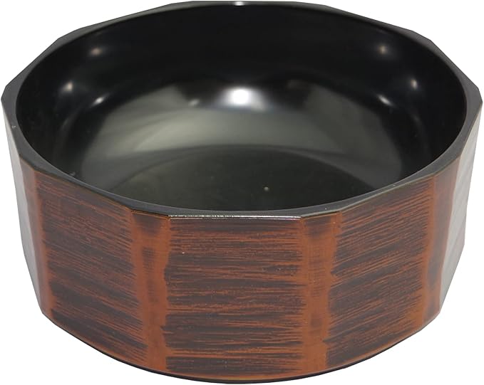 [Amazon.co.jp Exclusive] Fukui Craft Hitsu Heat Resistant Made in Japan Dishwasher Safe Wood Carving Rice Cooker Tochi Large (Parents) (10 Guests)