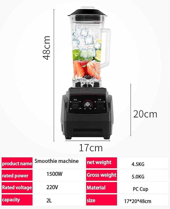 Large Capacity Smoothie Machine Commercial Milk Tea Shop Smoothie Machine Stirring Wall Soy Milk Machine Ice Crusher