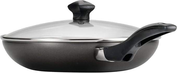 Farberware Dishwasher Safe Nonstick Cookware Pots and Pans Set 15 Piece Pewter