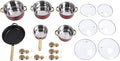 Thick Stainless Steel Cookware Set Multifunctional Pots and Pans Anti Scald Design Complete Kitchen Cooking Set Stylish and Durable Includes Frying Pans Milk Pans Saucepans