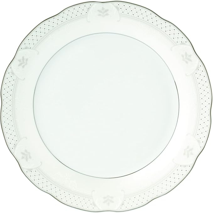 Stylish and Elegant 24 Pieces Porcelain Dinnerware Set Service for 4 People for Hosting Parties and Events - Atara 24 Piece Wavy