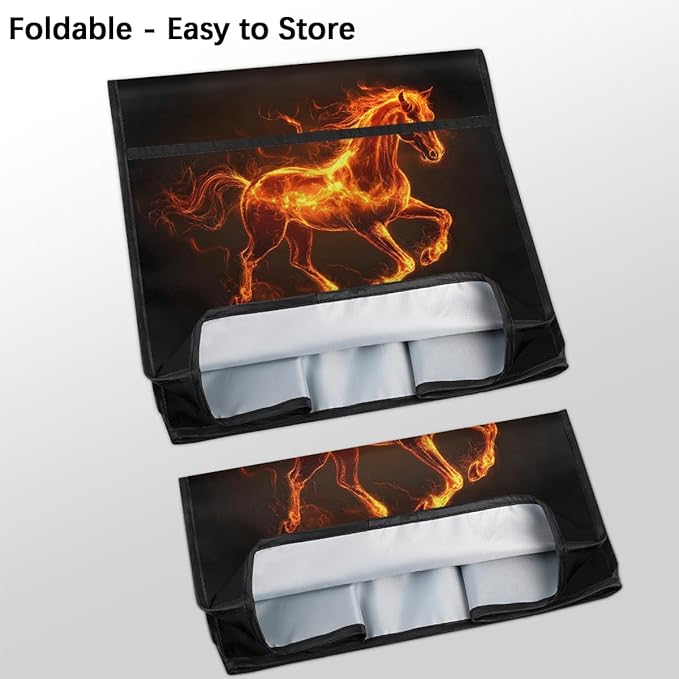 cfpolar Kitchen Aid Mixer Cover Compatible with 6-8 Quarts Animal Glowing Horse Stand Mixer Cover Kitchen Aid Mixers Accessories Appliance Organizer Bag Dust Covers with Zipper Pocket