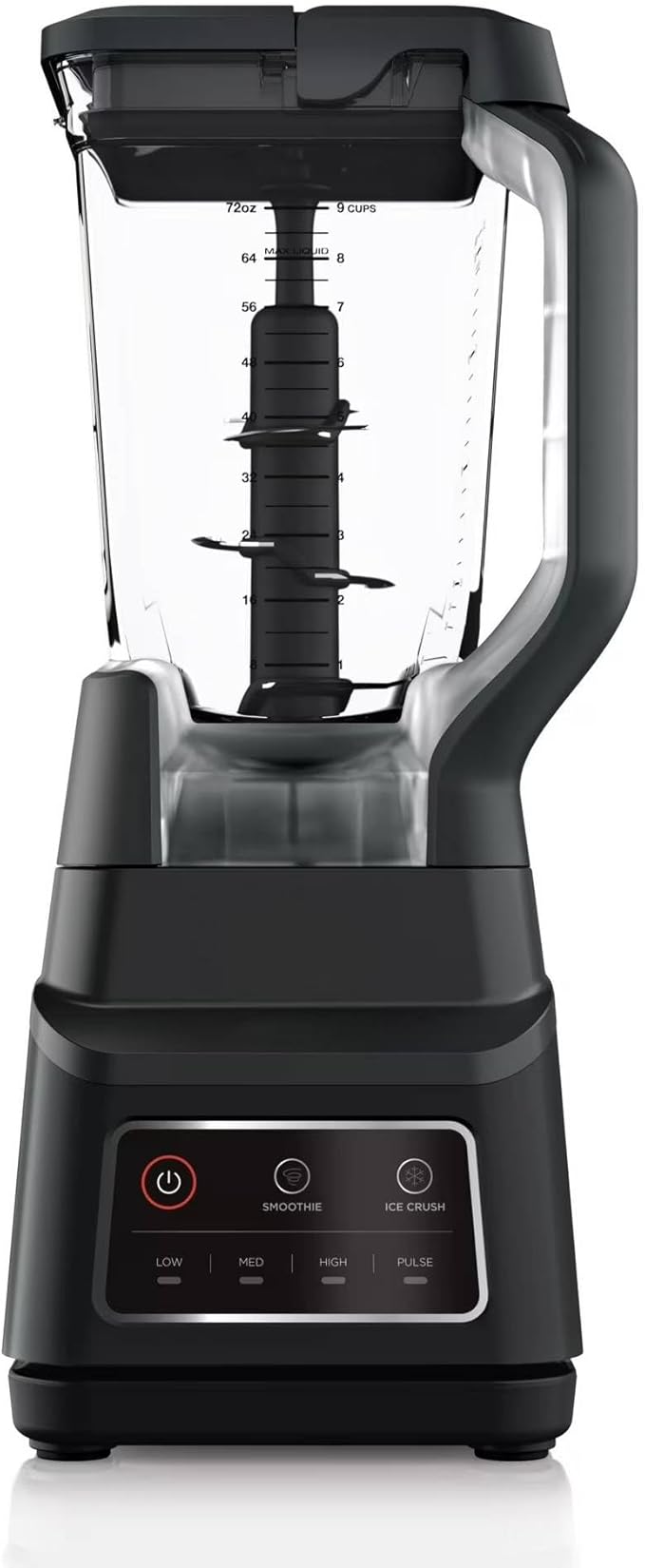 High Power Countertop Blender with Preset Programs 72 Oz Large Capacity Pitcher Ice Crushing Smoothie and Frozen Drink Maker Dishwasher Safe Electric Blender 1400 Watts