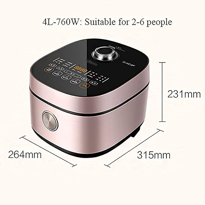 Rice Cooker Household Multi-Function Rice Cooker 6-Layer Thicken Non-Stick Liner24H Reservation and Heat Preservation
