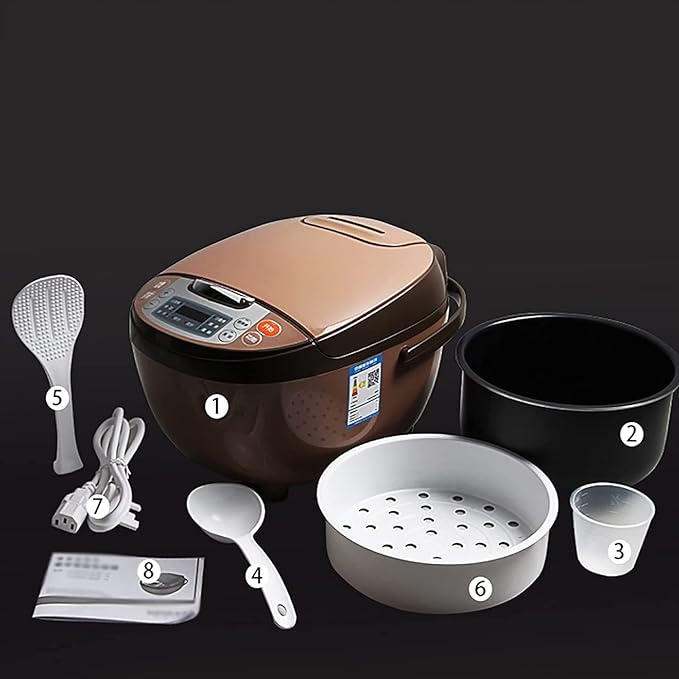 Household Electric Rice Cooker Household Multifunctional Rice Cooker Non-Stick Inner Pot Reservation And Heat Preservation For 2-6 People