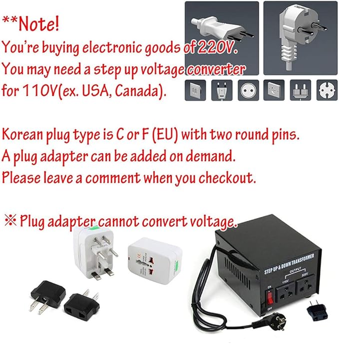 Korea Electric Rice Cooker for 3~4 Servings 220V