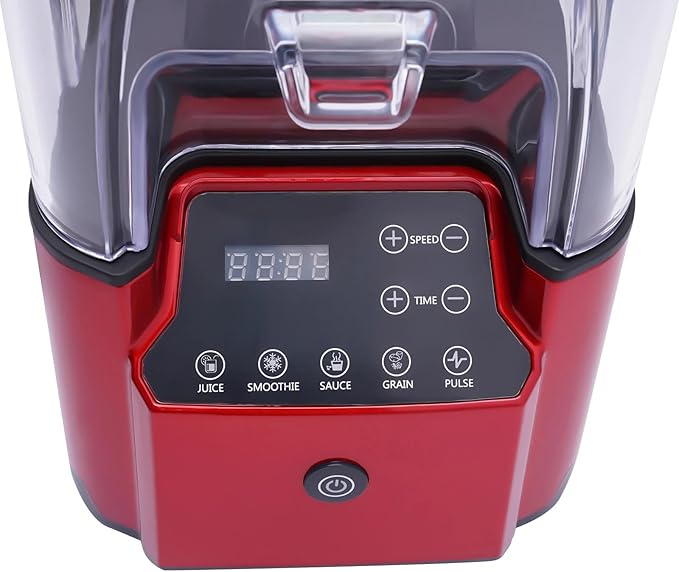 Commercial Blender 74.4oz 2200W Professional Smoothie Machine Heavy Duty Countertop Blender with 6-Blade 8 Gears Adjustable Speed &amp Timer for Commercial and Home