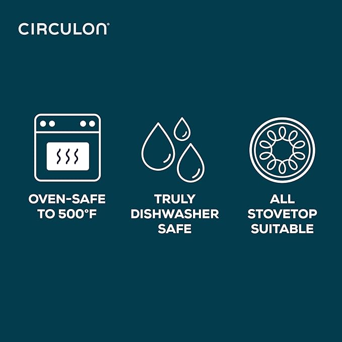 Circulon Halo with LaserDefense Ceramic Nonstick Frying Pan Made without PFAS Compatible with All Stovetops Dishwasher and Oven Safe 10 Inch Skillet - Sage