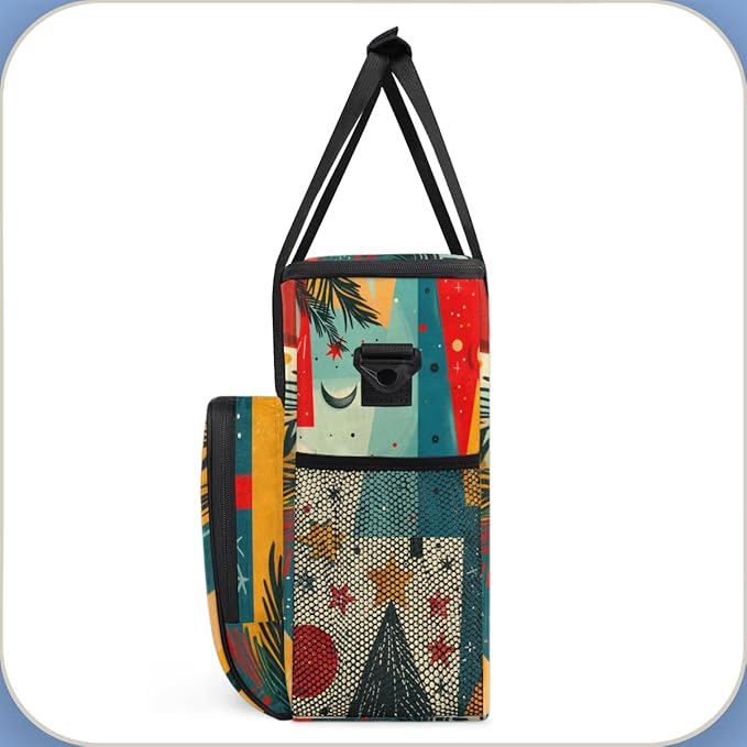Abstract Tree Coffee Maker Carrying Bag Mystical Tree Travel Storage Bag Compatible with K-Mini or K-Mini Plus Single Serve Coffee Brewer Carrying Case with Multiple Pockets &amp Shoulder Strap