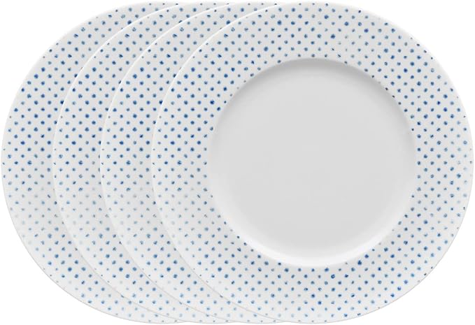 Noritake Blue Hammock 12-Piece Rim Dinnerware Set Service for 4