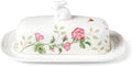 Lenox 893455 Butterfly Meadow Bunny Covered Butter Dish Easter Serveware