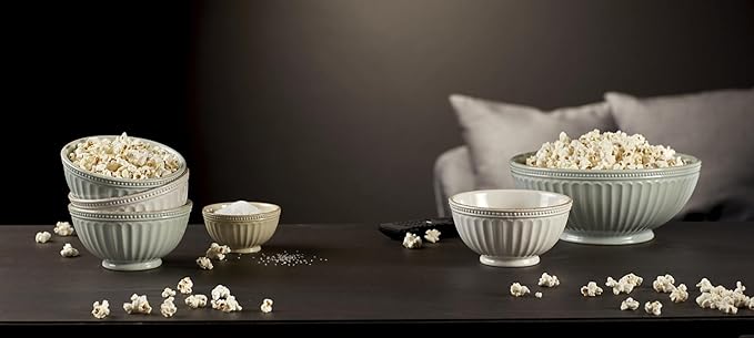 Lenox White French Perle Groove Medium Serve Bowl 3.20 LB