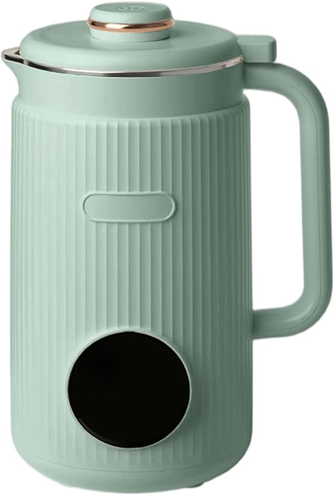 Nut Milk Maker Machine 8 in 1 Soy Milk Maker with 12 Hour Timer Keep-Warm Function Self Cleaning Automatic Plant Based Milk Maker Blender for Almond Oat Coconut Juice Cream (Green)