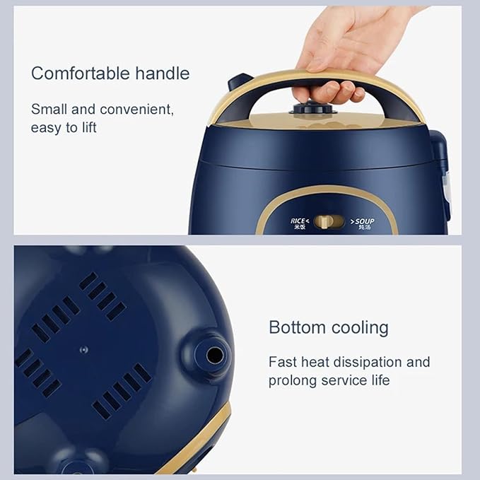 Rice Cookers Household Electric Rice Cooker 1.8L Multifunction Mini Food Heating Steamer Intelligent Automatic Soup Meal Cooking Pot Rice Maker
