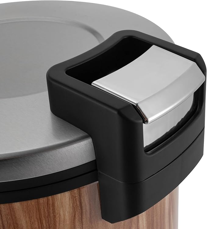 Electric Rice Warmer 100 Cups Commercial Food Warmer w/Rice Spoon and Hinged Cover Heavy Duty 23L/6Gal Cooked Rice Warmer for Restaurant Catering Party