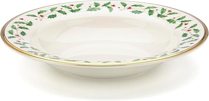 Lenox 146504250 Holiday Soup Bowl Christmas Dinnerware