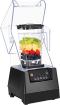 Portable Blender 2l Multi-Function Smoothie Blender with 5 Presets 17000rpm Shredded Ice with Hood Soundproof for Milk Tea Coffee Dessert Leisure Shop