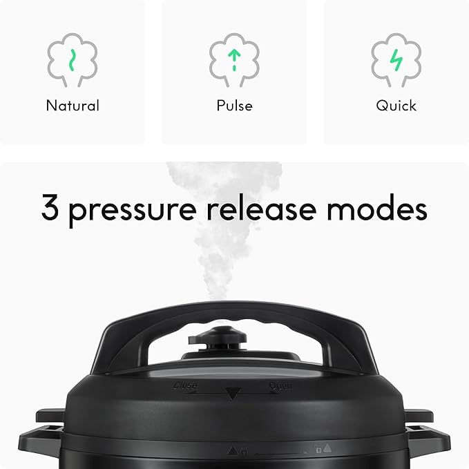 CHEF iQ Smart Pressure Cooker with WiFi and Built-in Scale - Easy-to-Use 10-in-1 Multicooker with 500+ Guided Recipes - Rice Cooker Slow Cooker Instant Meals for Foodies - 6 Quart - Family Size