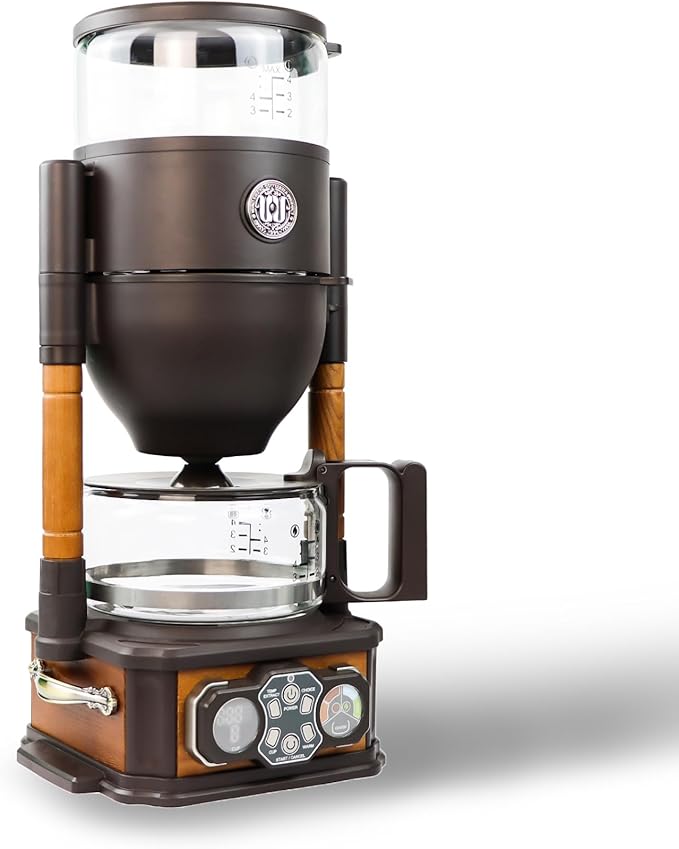 Coffee MakerDrip Coffee Maker w/Raw Wood Appearance DesignCoffee Concentration is OptionalTea Washing FunctionAdjustable Water Temperature (Coffee Maker)