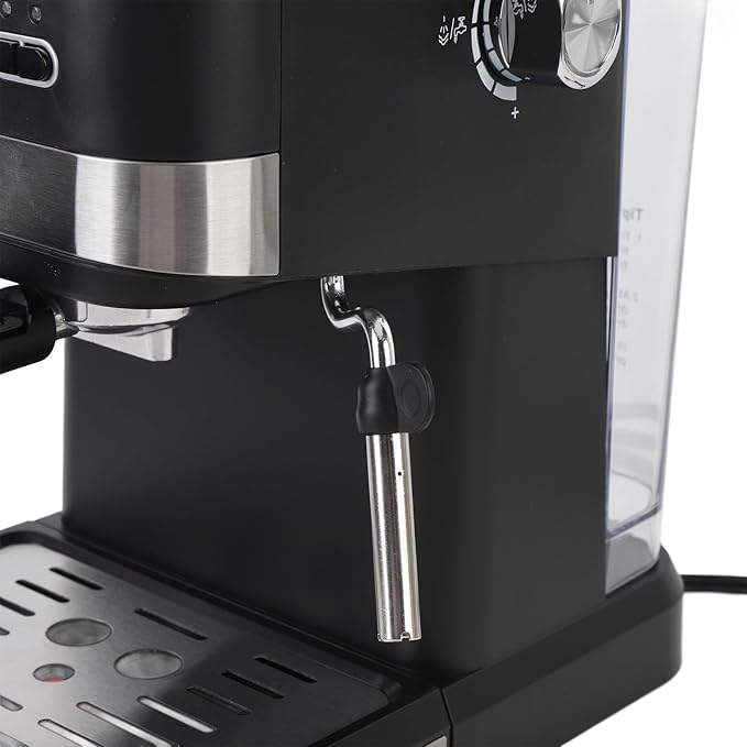 TARSHYRY 20Bar Coffee Machine Electric Coffee Maker with Milk Frother Steam Wand Milk Frother Steam Wand for Latte 1.5L Water Tank for Cappuccino Latte Making (US Plug 110V)