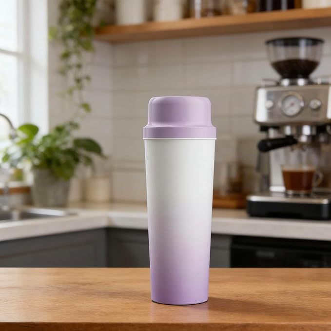 Fdit 650ml Portable Blender USB Rechargeable Cordless Personal Blender Cup with 21000RPM 60W Powerful Blending for Freshly Squeezed Juices Milk Shakes