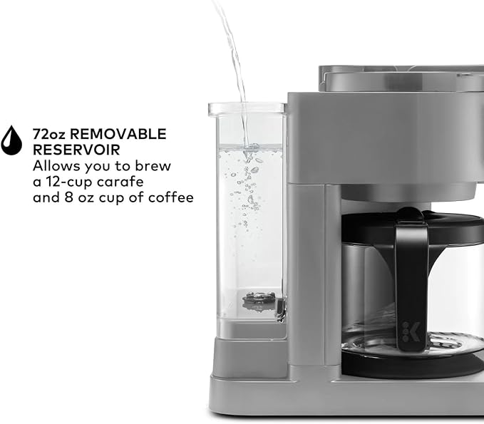 K-Duo Essentials Coffee Maker for Hot and Iced Drinks Single Serve KCup Pod Brewer and 12 Cup Carafe Drip Coffee Pot 72 oz Water ReservoirPause &amp Pour Feature Perfect for Home &amp Office Use