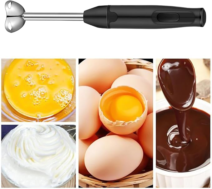 Hand Blender | Electric Immersion Mixer 400w with Rod Portable Hand Blender | for Coffee Milk Kitchen Soup Puree Food Pastry