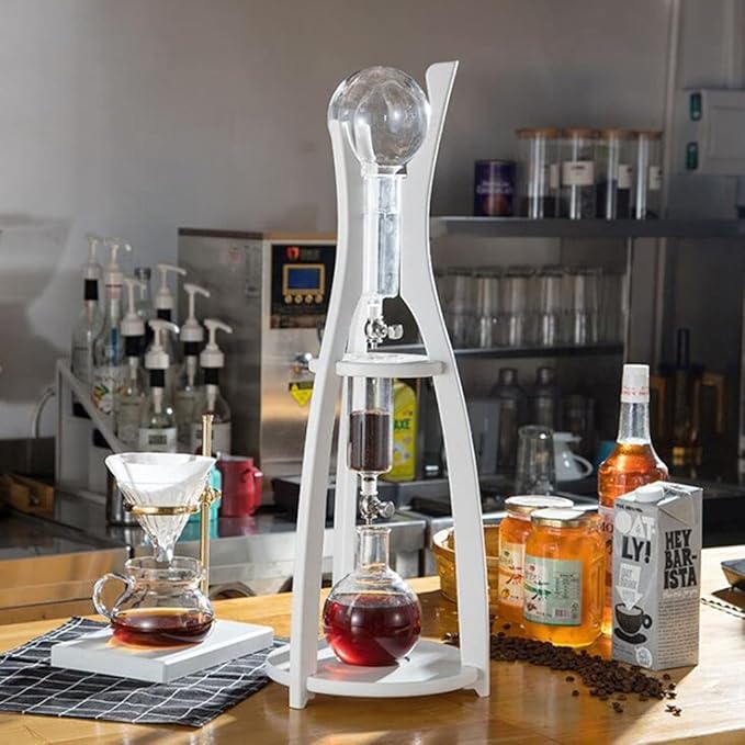 Beverage Equipment Creative Cold Brew Coffee Maker 500ml/16.9oz Siphon Coffee Maker with Reusable Drip Filter Adjustable Water Flow Coffee Maker Siphon Coffee Maker
