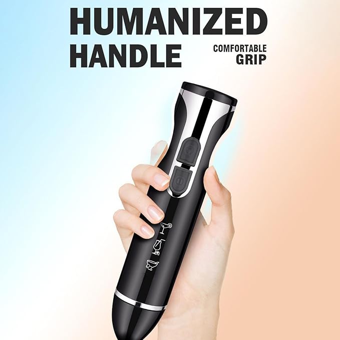 Immersion Hand Blender - 1000W Cordless Kitchen Mixer Stick Premium Egg Beater Device High Speed Puree Maker Multi‑Purpose Food Prep Tool | Efficient Blender for Baking Meals Sauces Fruits Creams