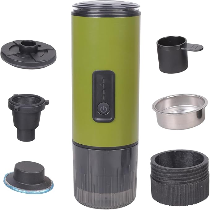 Transportable Combined Coffee Machine with 7500mAh Battery 20 Club Pressure Fast Heating for Travel Backpacking Office Use Mobile Medication Coffee Machine
