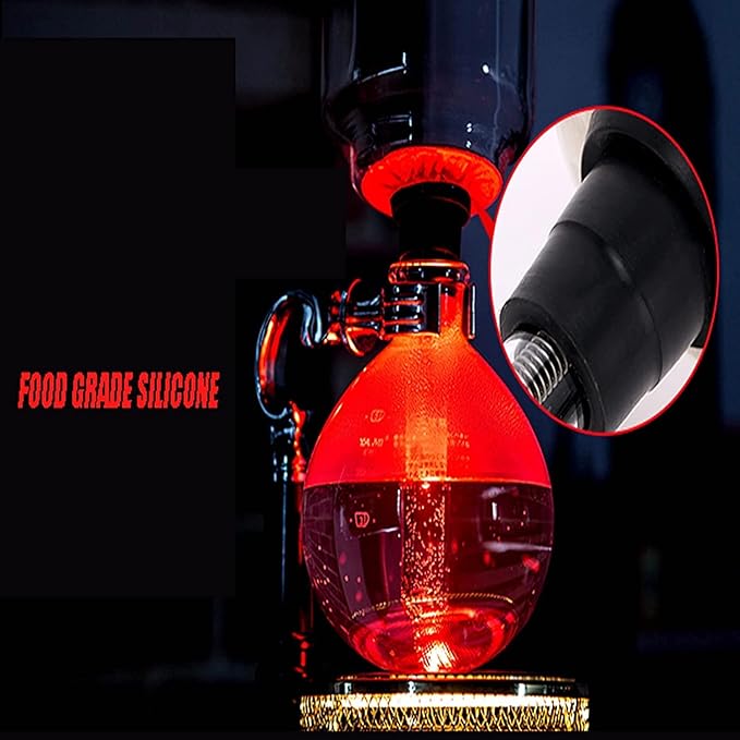 Syphon Coffee Maker Filter Coffee Machines Home Coffee Machine Glass JugBlack 20240312