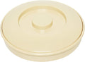 Nustone tan melamine dinnerware collection 8 1/4 tortilla server w/ lid comes in dozen