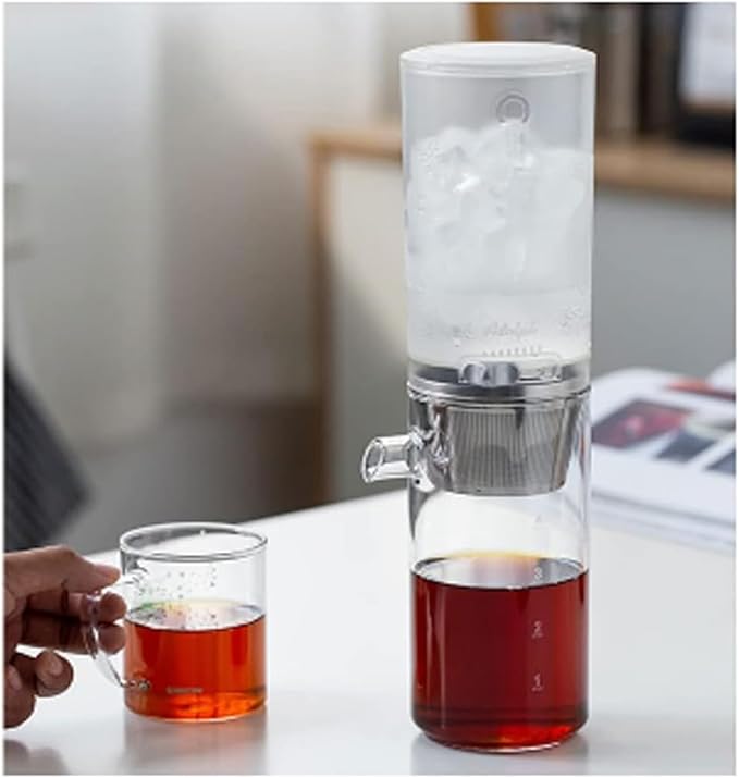 Siphon Coffee Maker Syphon Coffee Maker Tea Maker Dripper Coffee Brewer Maker With Adjustable Water Flow Stainless Steel Filter For Coffee Or Tea
