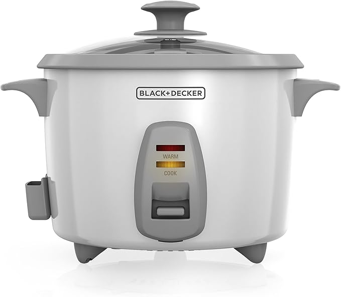BLACK+DECKER RC436 7-Cup Uncooked/16-cup Cooked Rice Cooker White