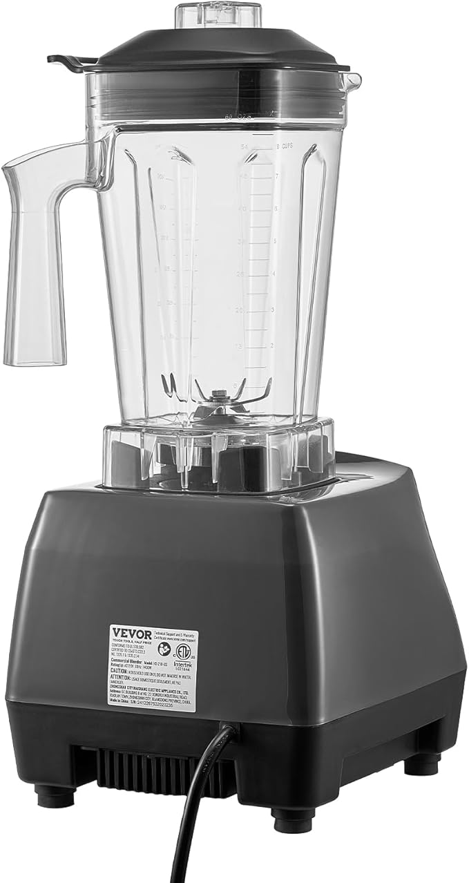 VEVOR Blender for Smoothies 61 oz 1400W Professional Blender with Powerful Motor Multi-Functional Food Processing for Smoothie/Milkshake/Juice Fits for Kitchen