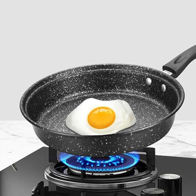 Easy to clean Medical Stone Coated Non Stick Cookware Set Three Piece Kitchen Pot Kitchen