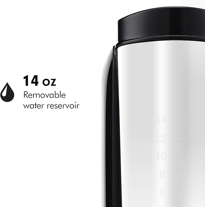 CAYNEL Upgrade Single Serve Maker Brewer for K-Cup Pods Coffee-Grounds &amp Loose-Leaf Tea 30s Rapid Brewing Technology with Large Removable 14 oz Water Tank