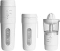 CLIVIA Portable Blender3 in 1 Fresh Juice BlenderPersonal Blender for Shakes and Smoothies12oz Juicer Cup with 4 Blades