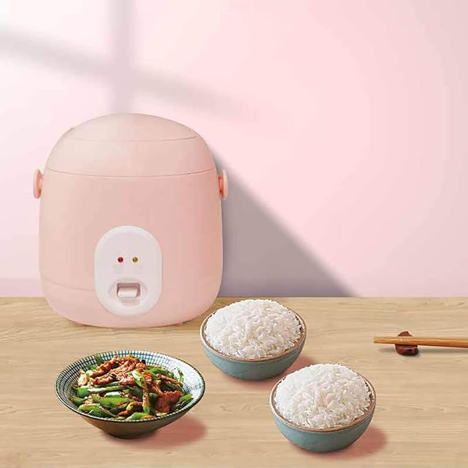 Mini Rice Cooker Multifunction Non Stick Cooker with Keep Warm Function for Up to 3 PeopleStudent and Adult Suitable for Home UseBlue1.6L