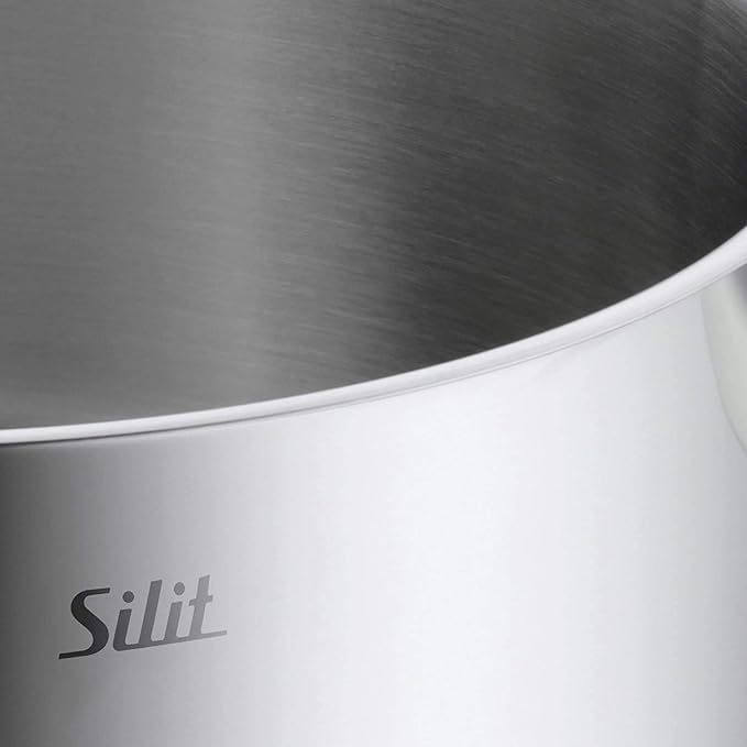 WMF Pot Set 5 Piece Toskana Pouring Rim Glass Lid Stainless Steel Suitable for Induction Hobs Dishwasher Safe