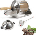 Coffee Bean Roaster 400g/0.88lbs Coffee Bean Baker Gas Burner Roasting Machine Peanuts Pine Nuts Roaster for Camping RV Outdoor Use