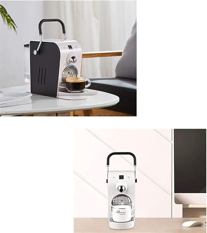 Coffee Maker Smart Touch Capsule Coffee Machine Home Office Button Fully Automatic Coffee Maker Small Espresso With Automatic Descaling Coffee Machine (Color : Black) 20240311