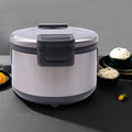 60 Raw/120 CUP Commercial Rice Warmer 20 Qt Large Capacity Non-stick Inner Pot Fast Heating Rice Cooker and Warmer Dual Temperature Control Design for Restaurant Snack Bars