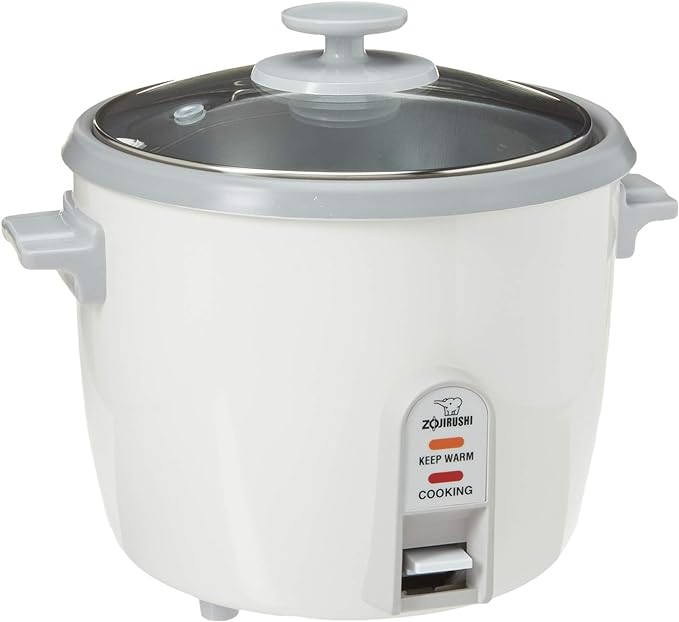 Zojirushi 6-Cup and 3-Cup Rice Cookers Bundle with Nonstick Pans Glass Lids Stay-Cool Handles