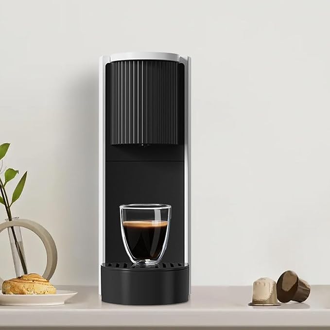 Haofy 20Bar Single Serve Coffee Brewer Capsule Coffee Machine 1200W 1 Cup Coffee Maker for Office Home
