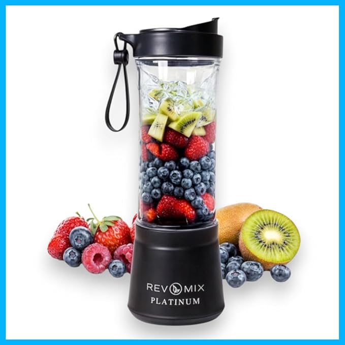 The Lakeside Collection Revmix Platinum Portable Blenders - Black