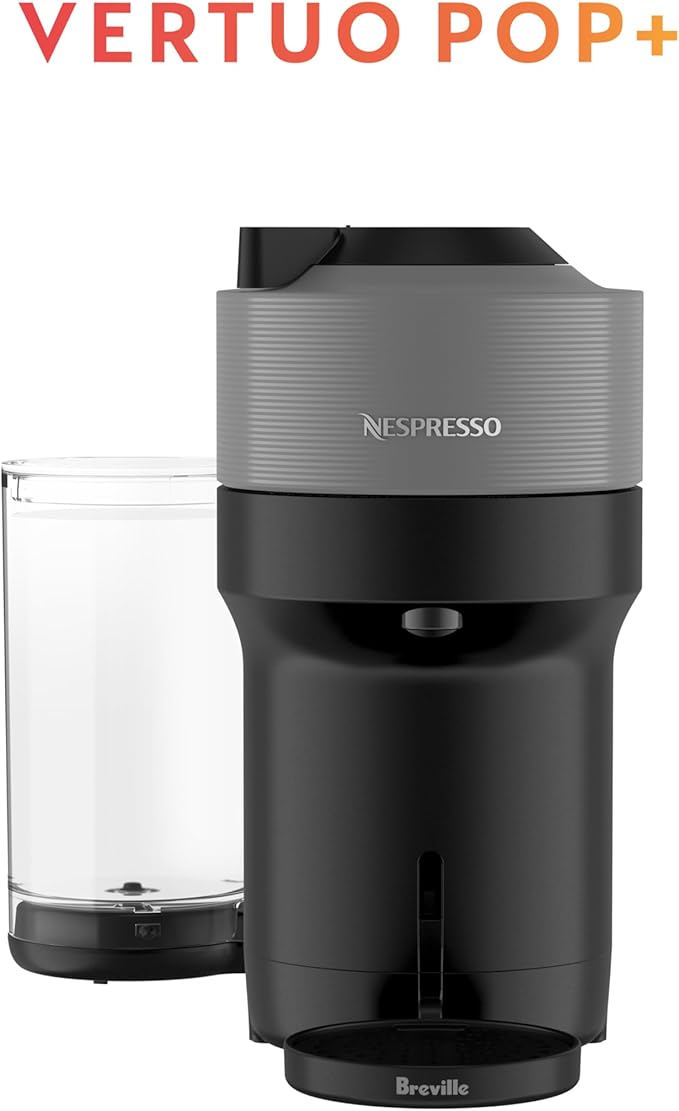 Nespresso Vertuo Pop+ Coffee and Espresso Maker by Breville Dark Grey