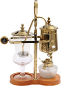 LYNICESHOP Belgian Coffee Pot Gold Belgium Royal Family Balance Syphon Coffee Tea Pot Maker Coffee Machine Set Belgium Luxury Royal Family Balance Syphon Siphon Coffee Maker