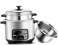 Rice Cooker - Rice Cooker With Steamer Basket Rice Cookers (2-6L) Portable Rice Cooker Stainless Steel Inner Pot With SteamerWarm Functions For 1-11 People (Size : 4L)