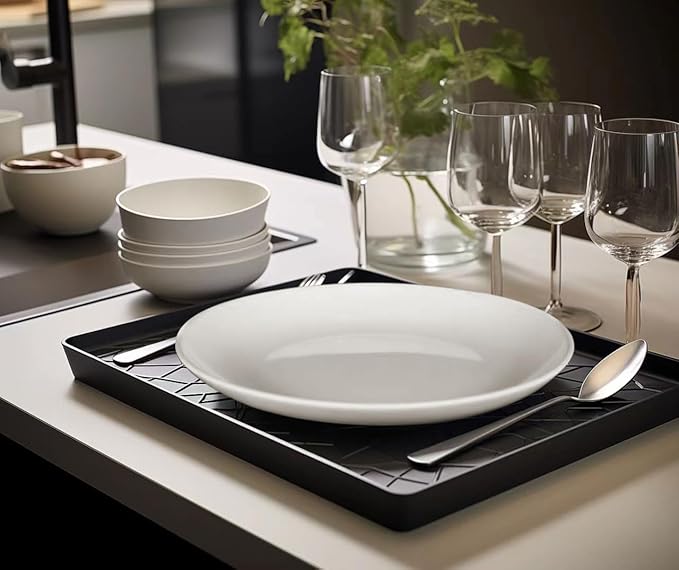 10IN White Anti-Shatter Dinner Plate Set Indoor/Outdoor Fruit/Dessert/Salad Plate Anti-Shatter Dinnerware Set Lead-Free Microwave Safe Dishwasher Safe - 8PCS(Disc)
